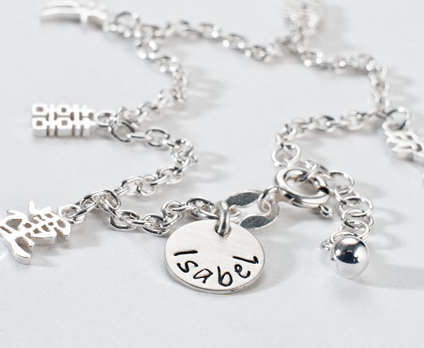 CHINESE SYMBOLS 925er Silber Armband