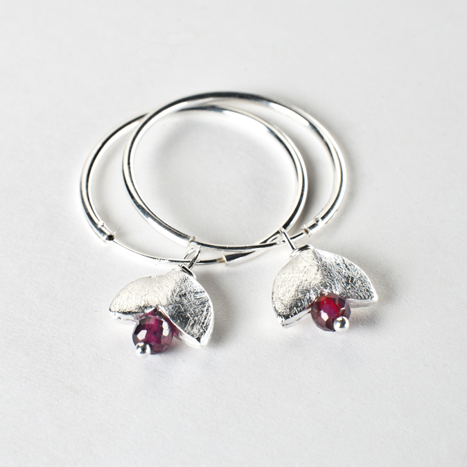 SPRING 925 Silber Creolen