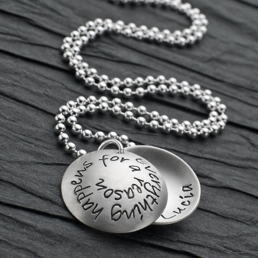 FOR A REASON 925 Silber Medaillon